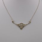 Stříbrný náhrdelník s markazity