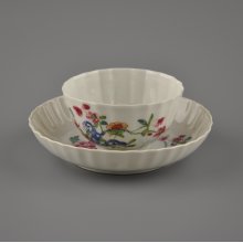 Čínský porcelán, miska s talířkem
