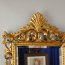 Starožitné pozlacené barokní zrcadlo