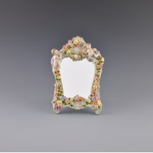 Porcelánové stolní zrcadlo